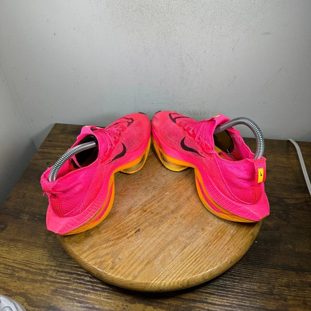 Nike Alphafly Next% 2 Women's Pink Yellow Running Shoes DN3559-600 Size 8.5